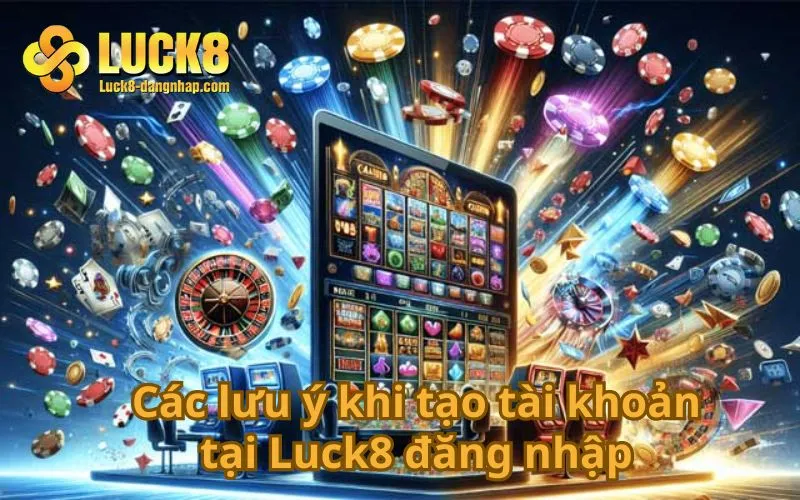 Các lưu ý khi tạo tài khoản tại Luck8 đăng nhập