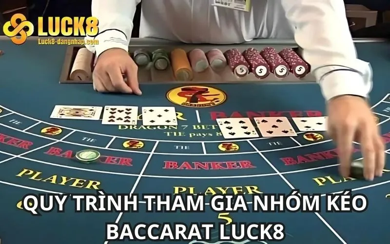 Quy trình tham gia nhóm kéo Baccarat tại Luck8